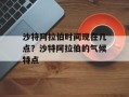 沙特阿拉伯时间现在几点？沙特阿拉伯的气候特点