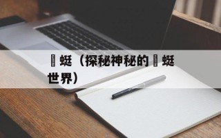 蝘蜓（探秘神秘的蝘蜓世界）