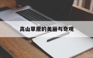 高山草原的美丽与奇观