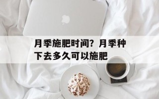 月季施肥时间？月季种下去多久可以施肥