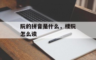 阮的拼音是什么，楼阮怎么读