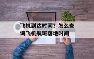 飞机到达时间？怎么查询飞机航班落地时间