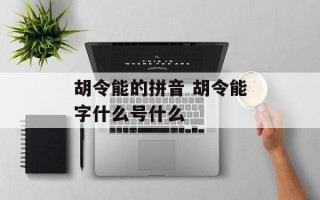 胡令能的拼音 胡令能字什么号什么