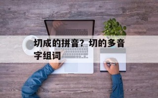 切成的拼音？切的多音字组词