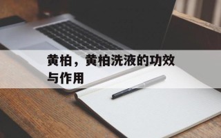 黄柏，黄柏洗液的功效与作用