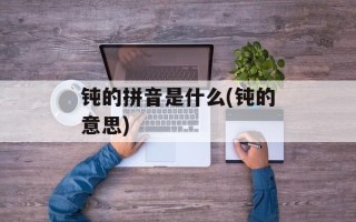 钝的拼音是什么(钝的意思)