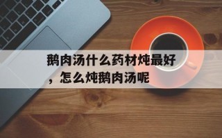 鹅肉汤什么药材炖最好，怎么炖鹅肉汤呢