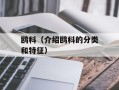 鸥科（介绍鸥科的分类和特征）