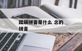 蹂躏拼音是什么 念的拼音