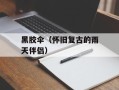 黑胶伞（怀旧复古的雨天伴侣）