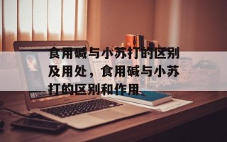 食用碱与小苏打的区别及用处，食用碱与小苏打的区别和作用