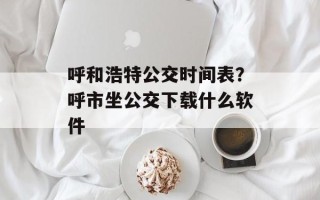 呼和浩特公交时间表？呼市坐公交下载什么软件