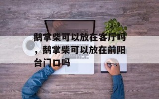 鹅掌柴可以放在客厅吗，鹅掌柴可以放在前阳台门口吗