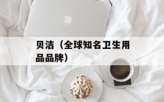 贝洁（全球知名卫生用品品牌）