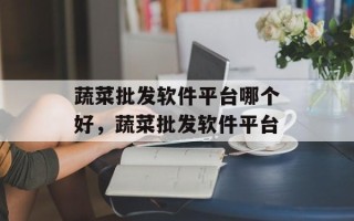 蔬菜批发软件平台哪个好，蔬菜批发软件平台