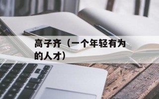 高子齐（一个年轻有为的人才）