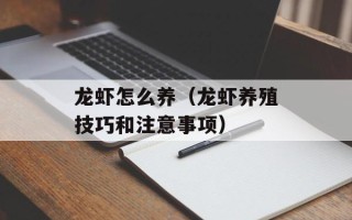 龙虾怎么养（龙虾养殖技巧和注意事项）