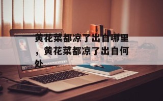 黄花菜都凉了出自哪里，黄花菜都凉了出自何处