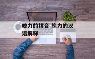 魄力的拼音 魄力的汉语解释