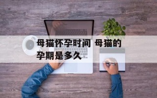 母猫怀孕时间 母猫的孕期是多久