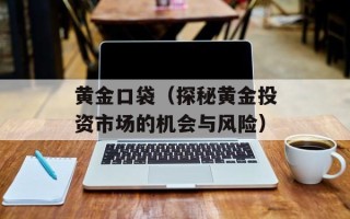 黄金口袋（探秘黄金投资市场的机会与风险）