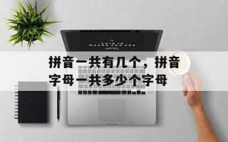 拼音一共有几个，拼音字母一共多少个字母