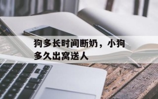 狗多长时间断奶，小狗多久出窝送人