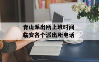 青山派出所上班时间 临安各个派出所电话
