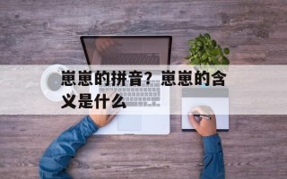 崽崽的拼音？崽崽的含义是什么