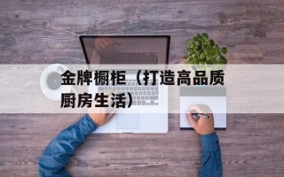 金牌橱柜（打造高品质厨房生活）