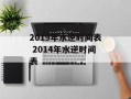 2019年水逆时间表 2014年水逆时间表