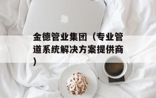 金德管业集团（专业管道系统解决方案提供商）