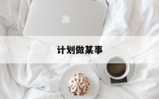 计划做某事