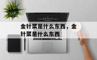金针菜是什么东西，金针菜是什么东西