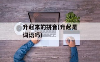升起来的拼音(升起是词语吗)
