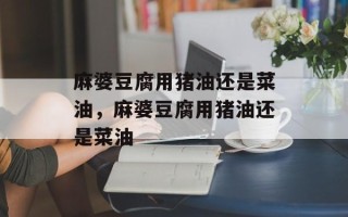 麻婆豆腐用猪油还是菜油，麻婆豆腐用猪油还是菜油