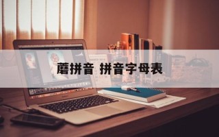 蘑拼音 拼音字母表