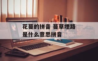 花蔓的拼音 蔓草堙路是什么意思拼音