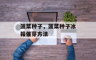 菠菜种子，菠菜种子冰箱催芽方法