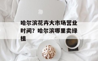 哈尔滨花卉大市场营业时间？哈尔滨哪里卖绿植