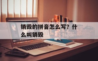 销毁的拼音怎么写？什么叫销毁