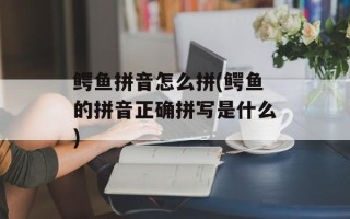 鳄鱼拼音怎么拼(鳄鱼的拼音正确拼写是什么)