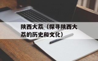 陕西大荔（探寻陕西大荔的历史和文化）