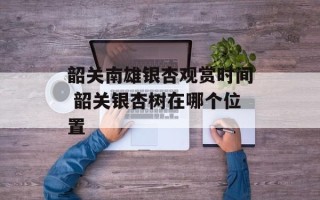 韶关南雄银杏观赏时间 韶关银杏树在哪个位置