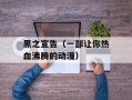 黑之宣告（一部让你热血沸腾的动漫）