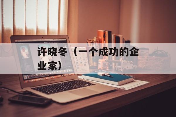 许晓冬（一个成功的企业家）-第1张图片-